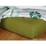 Dadka jersey prostěradlo olivové 90x200x18 – Sleviste.cz
