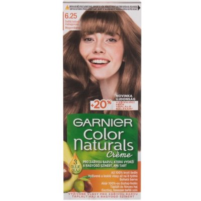 Garnier Color Naturals Créme permanentní barva na vlasy 6,25 Light Icy Mahogany 40 ml