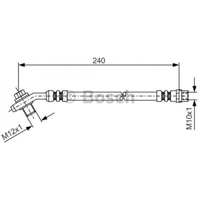 BOSCH Brzdová hadice 1 987 476 332 – Hledejceny.cz