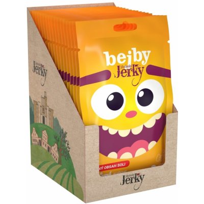 Sušené maso Jihočeské Jerky Bejby krůtí 20 x 20 g – Hledejceny.cz