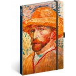Baagl Notes Vincent van Gogh linkovaný 13 × 21 cm – Zboží Dáma