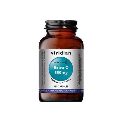 Viridian Nutrition Extra C 550mg 150 kapslí (Vitamín C 550mg)