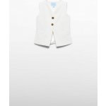 Abel & Lula vesta s knoflíky bílá – Zboží Dáma