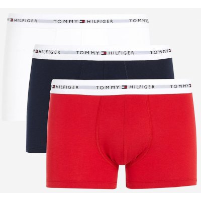 Tommy Hilfiger Underwear sada tří pánských boxerek v černé, bílé a červené barvě