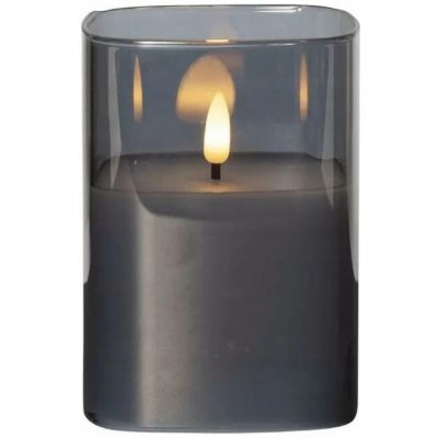 NIPEKO Svíce LED kouř. hranatá 13cm – Hledejceny.cz