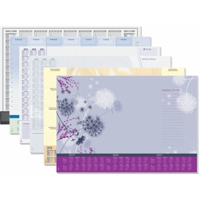 Sigel stolní podložka harmony 595 x 410 mm 3 roční a týdenní kalendář HO370 – Zboží Dáma