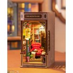 Robotime Stavebnice - zarážka na knihy Bookstore dřevěná – Zboží Dáma