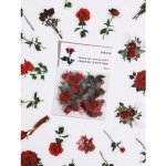 Sada 40 samolepek - Červená růže – Zboží Mobilmania