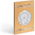 New Baby Kojenecká soupravička do porodnice Sweet Bear šedá Šedá – Zboží Dáma