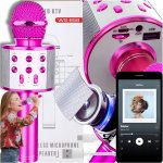 DĚTSKÝ BEZDRÁTOVÝ BLUETOOTH MIKROFON S KARAOKE REPRODUKTOREM PRO – Zbozi.Blesk.cz