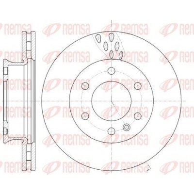 Brzdový kotouč REMSA 61034.10