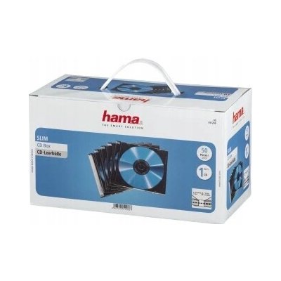Pouzdra na CD/DVD slim case Hama 50 ks – Zboží Živě