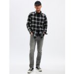 GAP Džíny slim soft GapFlex pánské šedá – Zboží Mobilmania