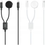 Datový kabel 2v1 XO (CX030), USB C na indukce pro Apple Watch + kabel USB C, PD 60W, barva bílá – Hledejceny.cz