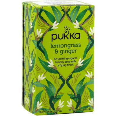 Pukka Čaj ayurvédský Lemongrass Ginger 20 ks 36 g – Zbozi.Blesk.cz