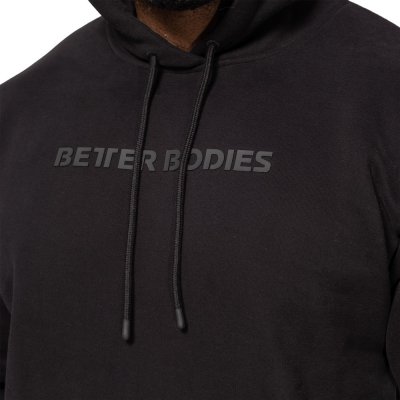 Better Bodies Mikina Logo Hoodie Black