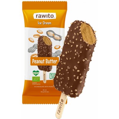 Rawito Bio Raw zmrzlina arašídová 65 g – Hledejceny.cz