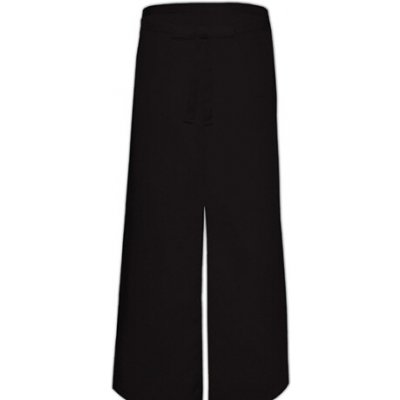 Link Kitchen Wear Bistro zástěra s rozparkem X962 Black 100x100cm – Hledejceny.cz