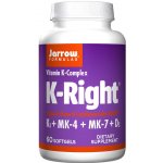 Jarrow K-Right komplex vitaminu K 60 softgel kapslí – Hledejceny.cz