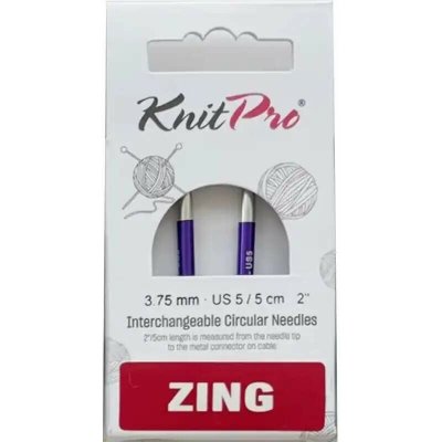 KnitPro Zing vyměnné kruhové jehlice 5Cm 3,75mm – Hledejceny.cz
