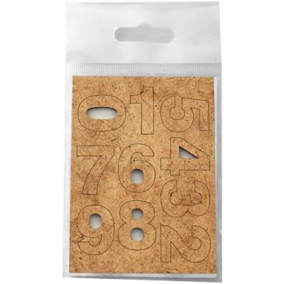Daily ART Výřezy z HDF Číslice 68 x 93 mm – Hledejceny.cz