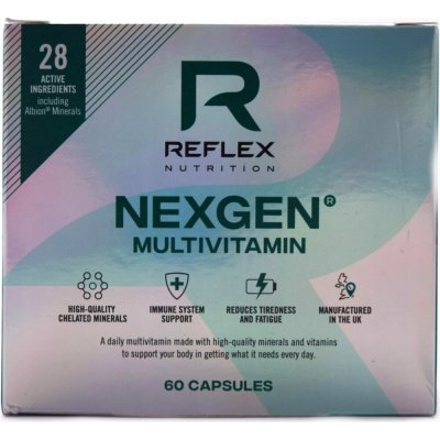 Reflex Nutrition Nexgen 60 kapslí – Zboží Mobilmania