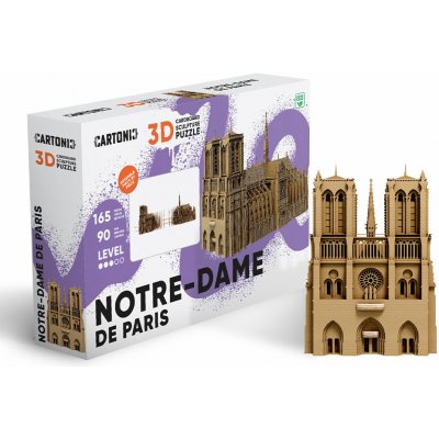 Cartonic 3D PUZZLE NOTRE-DAME DE PARIS 165 ks – Hledejceny.cz