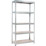 Metalkas R100 180 x 90 x 40 cm 5 polic MDF – Zboží Mobilmania