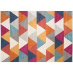 Makro Abra LAZUR C944A trojúhelníky bílý / růžový / žlutý – Zboží Mobilmania