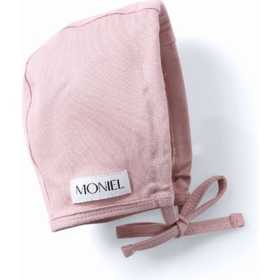 Moniel Dětská rostoucí zavazovací čepice Pastel růžová – Zboží Dáma