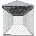 vidaXL Venkovní psí kotec se střechou 760 x 190 x 225 cm – Zboží Dáma