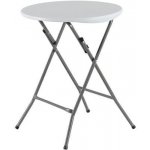 TENTino STL60K Skládací balkonový stolek 60 cm, bílý – Zboží Dáma
