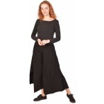 Sanu Babu Pohodlné volné 3/4 kalhoty guma v pase černé – Sleviste.cz