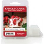 Kringle Candle vonný vosk Strawberry & Cream 64 g – Sleviste.cz
