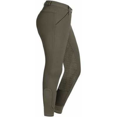 ELT Jezdecké rajtky se silikonovým sedem pro silnější postavy Dahlia Khaki – Zboží Dáma