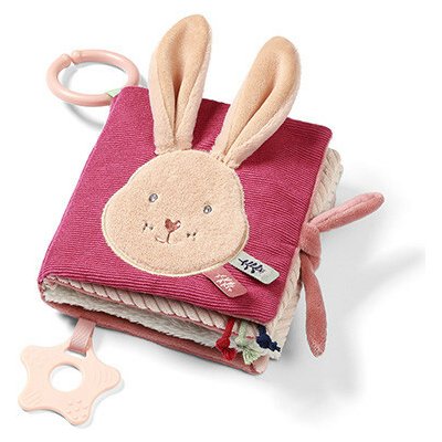 BabyOno Senzorická látková knížka Rabbit Karo pro miminka – Sleviste.cz