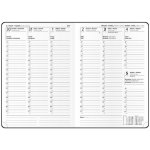 Oskar Nora A5 Týdenní 2026 zelená – Zboží Mobilmania