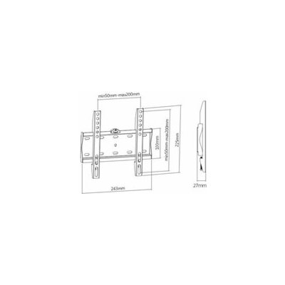 Nástěnný pevný držák na Tv i monitory Fiber Mounts FM21F – Zbozi.Blesk.cz