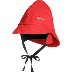 Playshoes Dětský klobouk do deště s fleecem červený