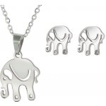 Linda's Jewelry sada šperků Slon Štěstí chirurgická ocel IS072 – Sleviste.cz