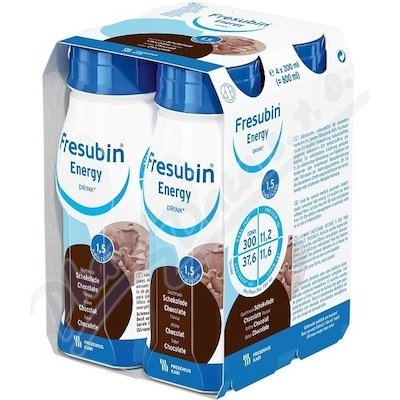 Fresubin Energy drink čokoláda por sol 4x200 ml – Zbozi.Blesk.cz