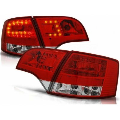 Zadní světla, lampy LED Audi A4, 2005-2008, combi, čiré, červené – Hledejceny.cz