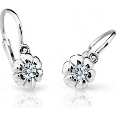 Cutie Jewellery dětské z bílého zlata C2151-10-X-2 růžová – Hledejceny.cz