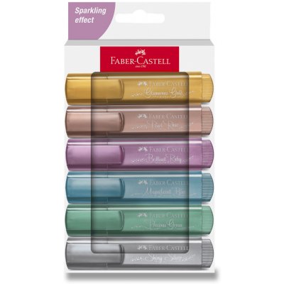Faber-Castell Textliner 46 Metallic sada 6 barev – Hledejceny.cz