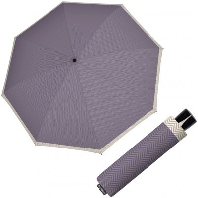 Doppler Mini Fiber Chevron lilac dámský skládací deštník – Hledejceny.cz