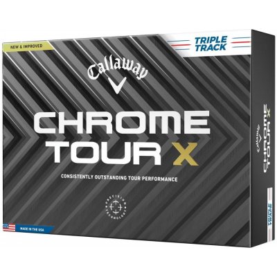 Callaway Chrome Tour X 24 Triple Track bílé 3 ks – Zboží Mobilmania
