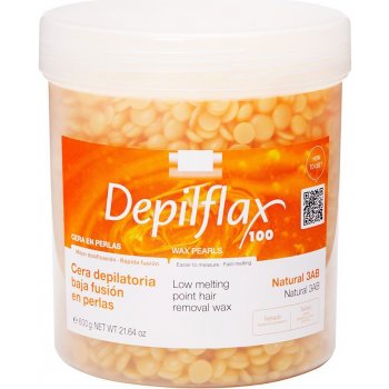 DEPILFLAX Tvrdý depilační vosk 600 g přírodní