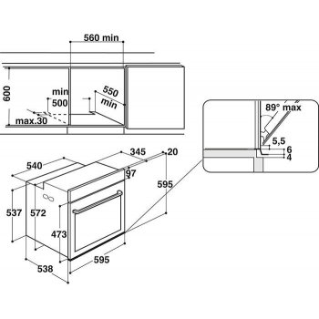 WHIRLPOOL OAKZ9 6200 CS IX