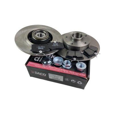 DACO Brzdy kotouče a desky zadní RENAULT CLIO IV MEGANE III SCENIC III - s ložiskem | Zboží Auto