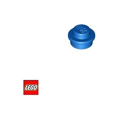 LEGO® 4073 Podložka kruhová 1x1 Modrá – Zbozi.Blesk.cz